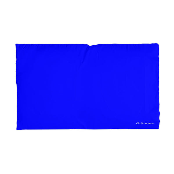 Shades Blue Microfiber Pillowcase