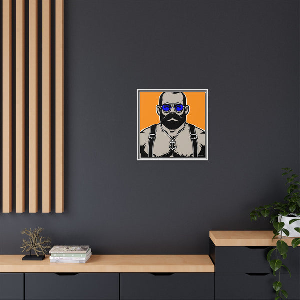 Shades 1, Giclee Print on Matte Canvas, Framed