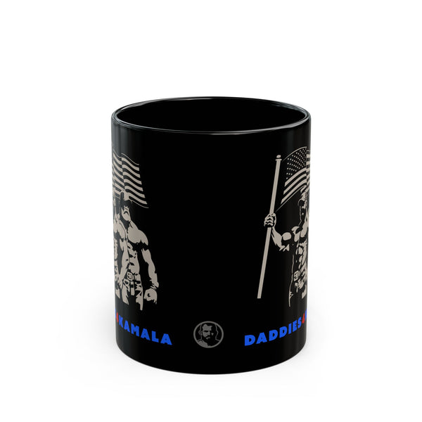 Daddies 4 Kamala, Black Mug (11oz, 15oz)