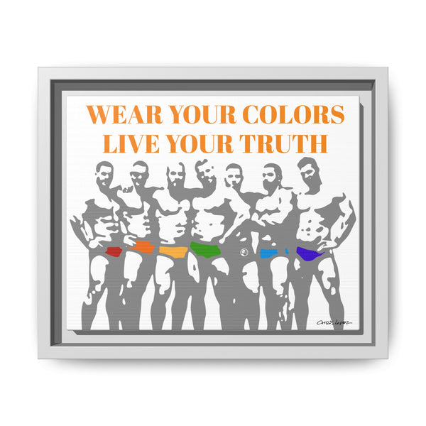 Your Colors, Giclee Print on Canvas, Framed (Multi-color)