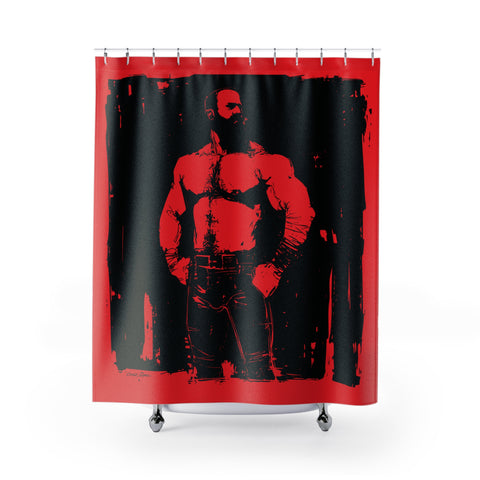 Tough Dude Shower Curtain
