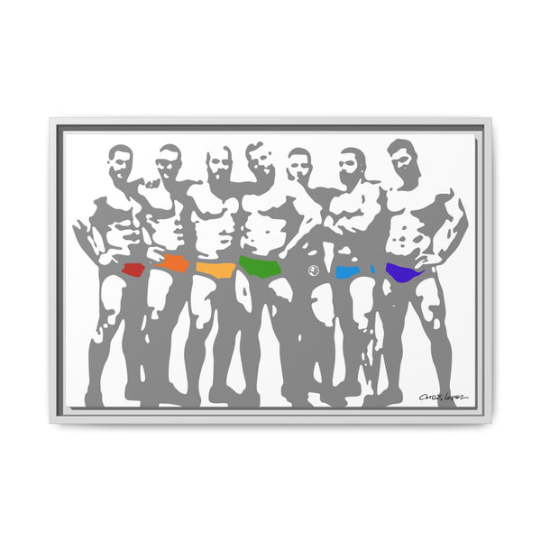 Your Colors, Matte Canvas, Framed (Illustration only)