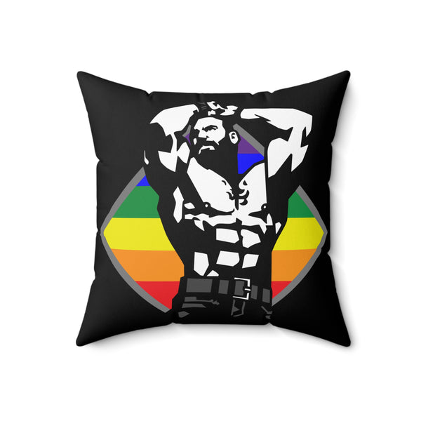 Shine (with pride) Spun Polyester Square Pillow