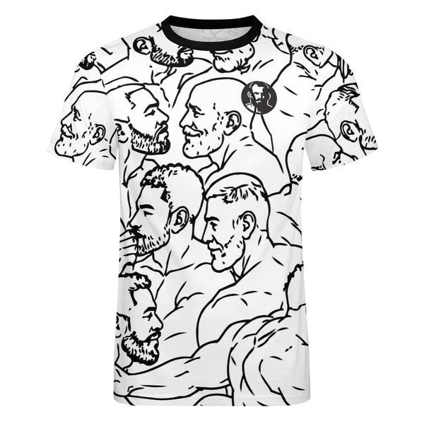Dads & Boys, All Over Printed Cotton T-shirt