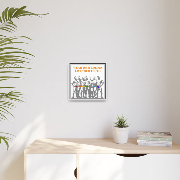 Your Colors, Giclee Print on Canvas, Framed (Multi-color)