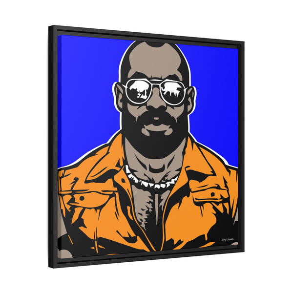 Shades 4, Giclee Print on Canvas, Framed (Multi-color)