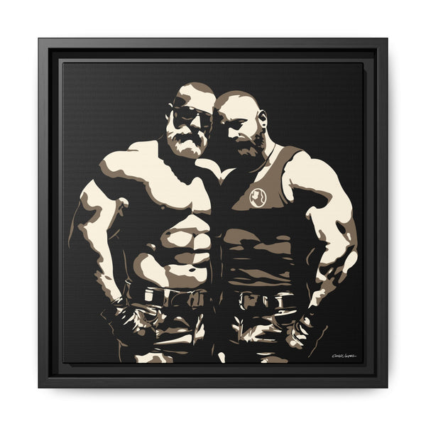 Couple 2, Giclee Print on Canvas, Framed (Multi-color)