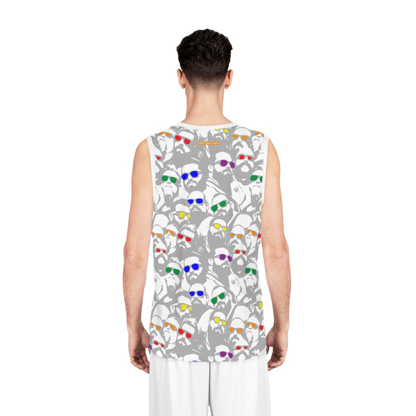 Bright Days. All Over Printed Basketball Tank Top
