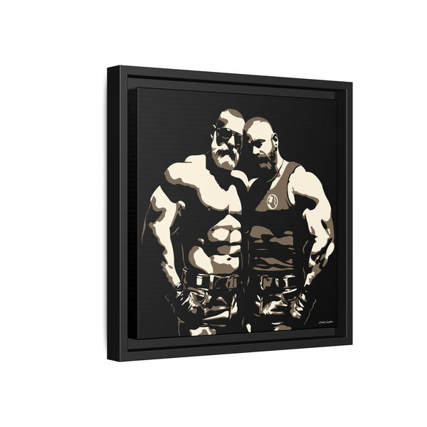 Couple 2, Giclee Print on Canvas, Framed (Multi-color)