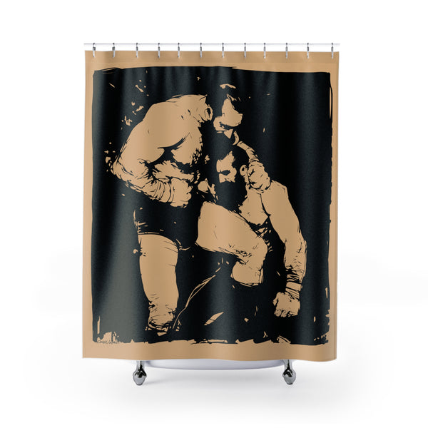 Wrestlers 1 Shower Curtain