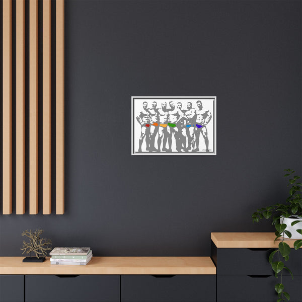 Your Colors, Matte Canvas, Framed (Illustration only)