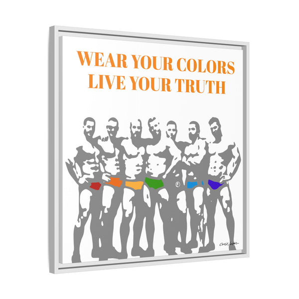 Your Colors, Giclee Print on Canvas, Framed (Multi-color)