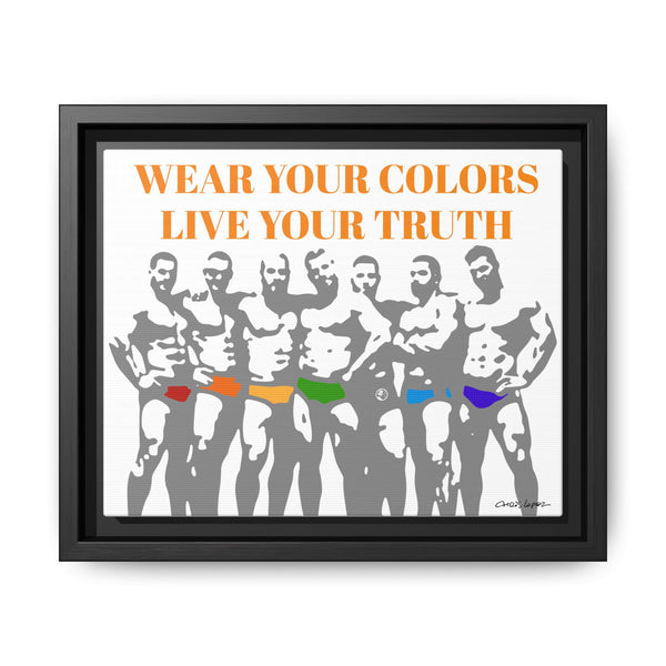 Your Colors, Giclee Print on Canvas, Framed (Multi-color)