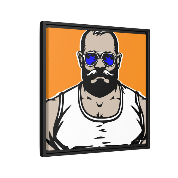 Shades 3, Giclee Print on Matte Canvas, Framed