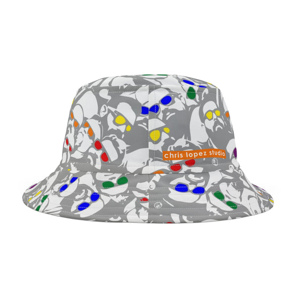 Bright Days, All Over Printed Bucket Hat.