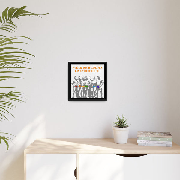 Your Colors, Giclee Print on Canvas, Framed (Multi-color)