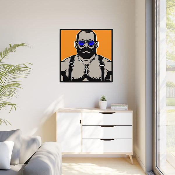 Shades 1, Giclee Print on Matte Canvas, Framed