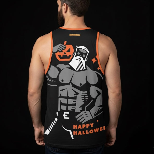 Big Happy Halloween All Over Printed Tank Top