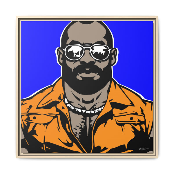 Shades 4, Giclee Print on Canvas, Framed (Multi-color)