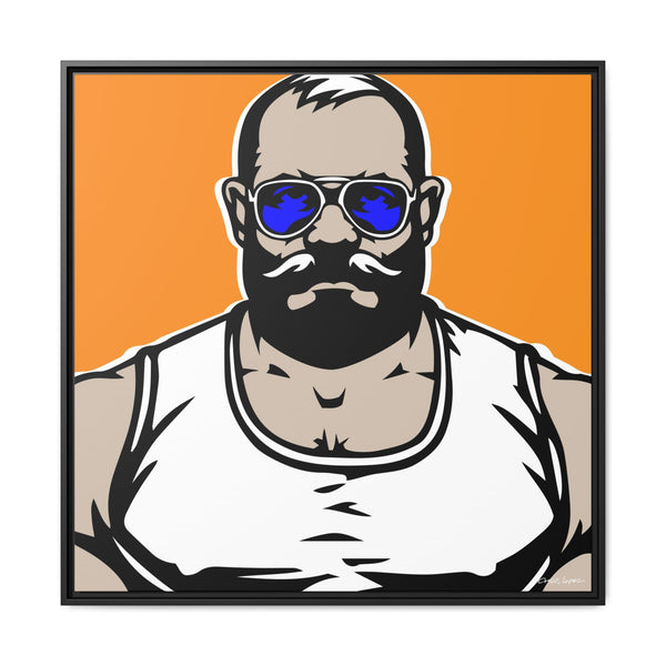 Shades 3, Giclee Print on Matte Canvas, Framed