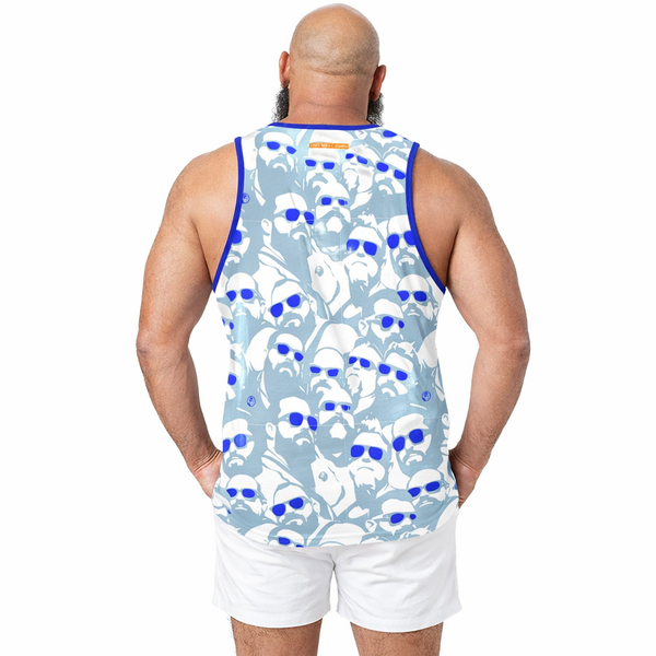 Bright Days (Blue) All Over Printed Tank Top