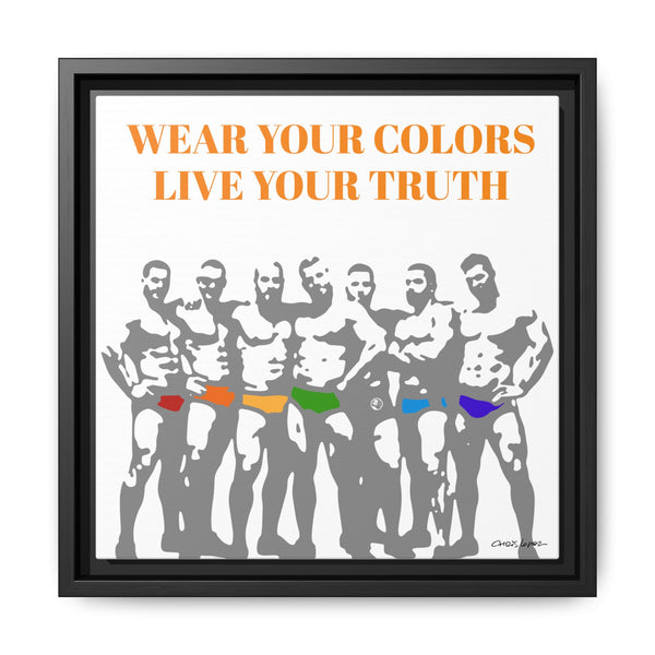Your Colors, Giclee Print on Canvas, Framed (Multi-color)