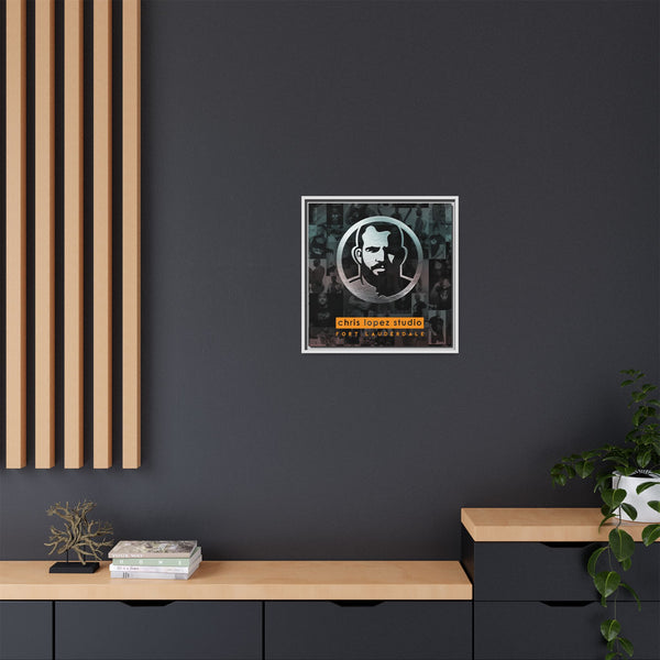 Icon Studio, Giclee Print on Matte Canvas, Framed