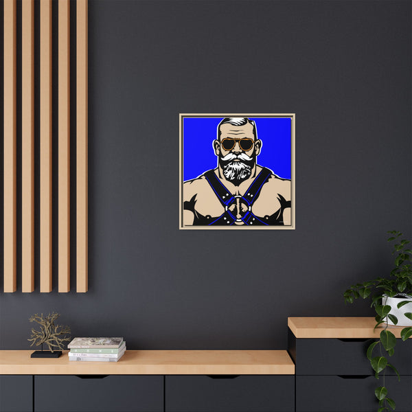 Shades 2, Giclee print on Canvas, Framed (Multi-color)