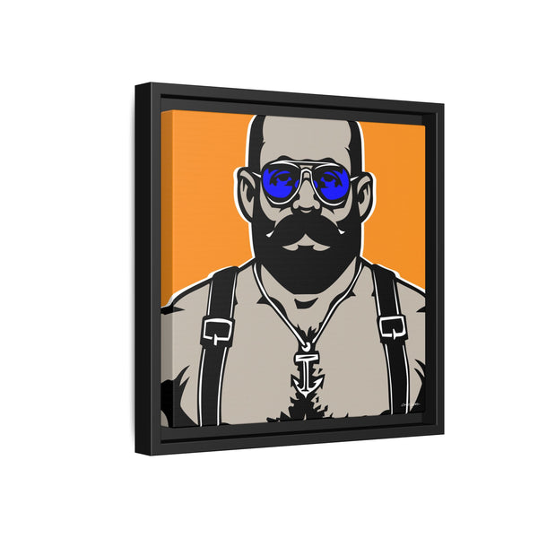 Shades 1, Giclee Print on Canvas, Framed (Multi-color)