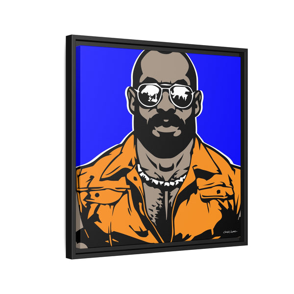 Shades 4, Giclee Print on Matte Canvas, Framed