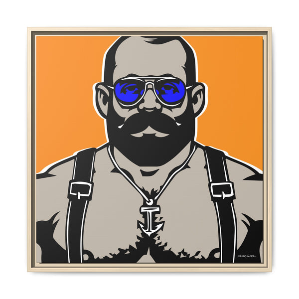 Shades 1, Giclee Print on Canvas, Framed (Multi-color)