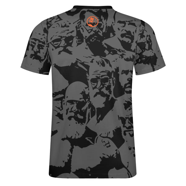 Daddies, All Over Printed Cotton T-shirt