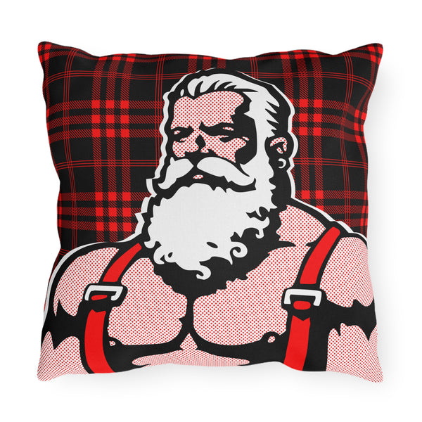 Santa 25 Outdoor Pillow