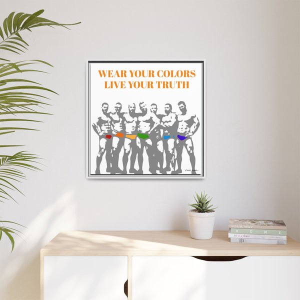 Your Colors, Giclee Print on Canvas, Framed (Multi-color)