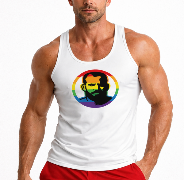 Icon (I Fight Back) white Men's Tank