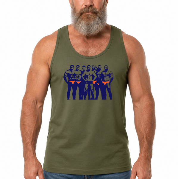 Beach Guys, hand printed T-shirt & Tank Top (Colors)