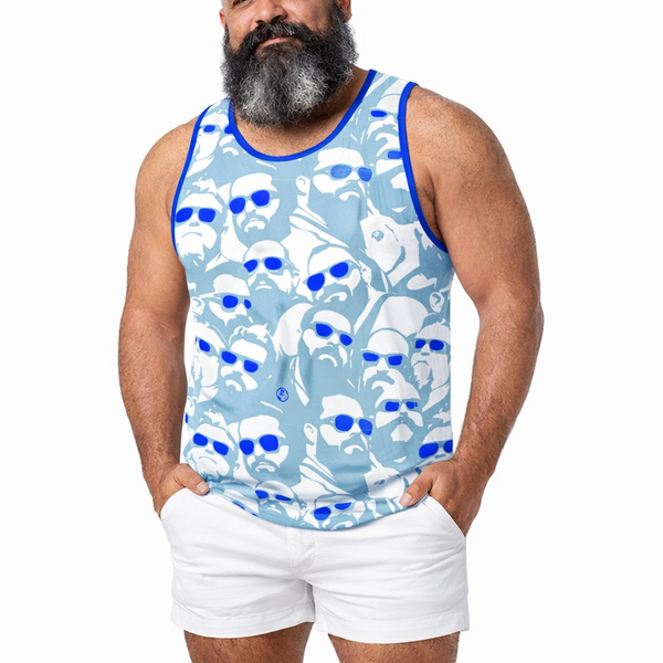 Bright Days (Blue) All Over Printed Tank Top