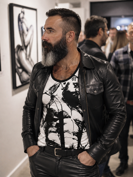 Sketchy, All Over Printed Tank Top