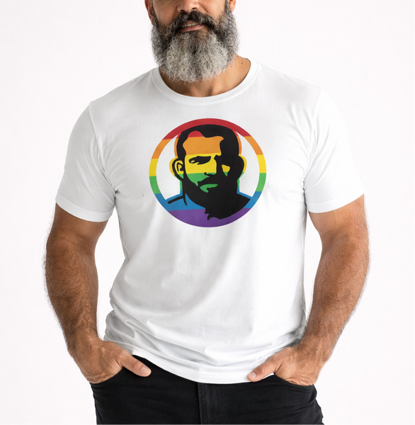 Icon, Pride White All over Printed Tee