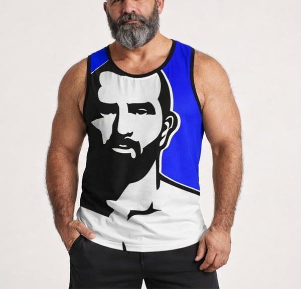 Muscle, All Over Printed Sport Tank