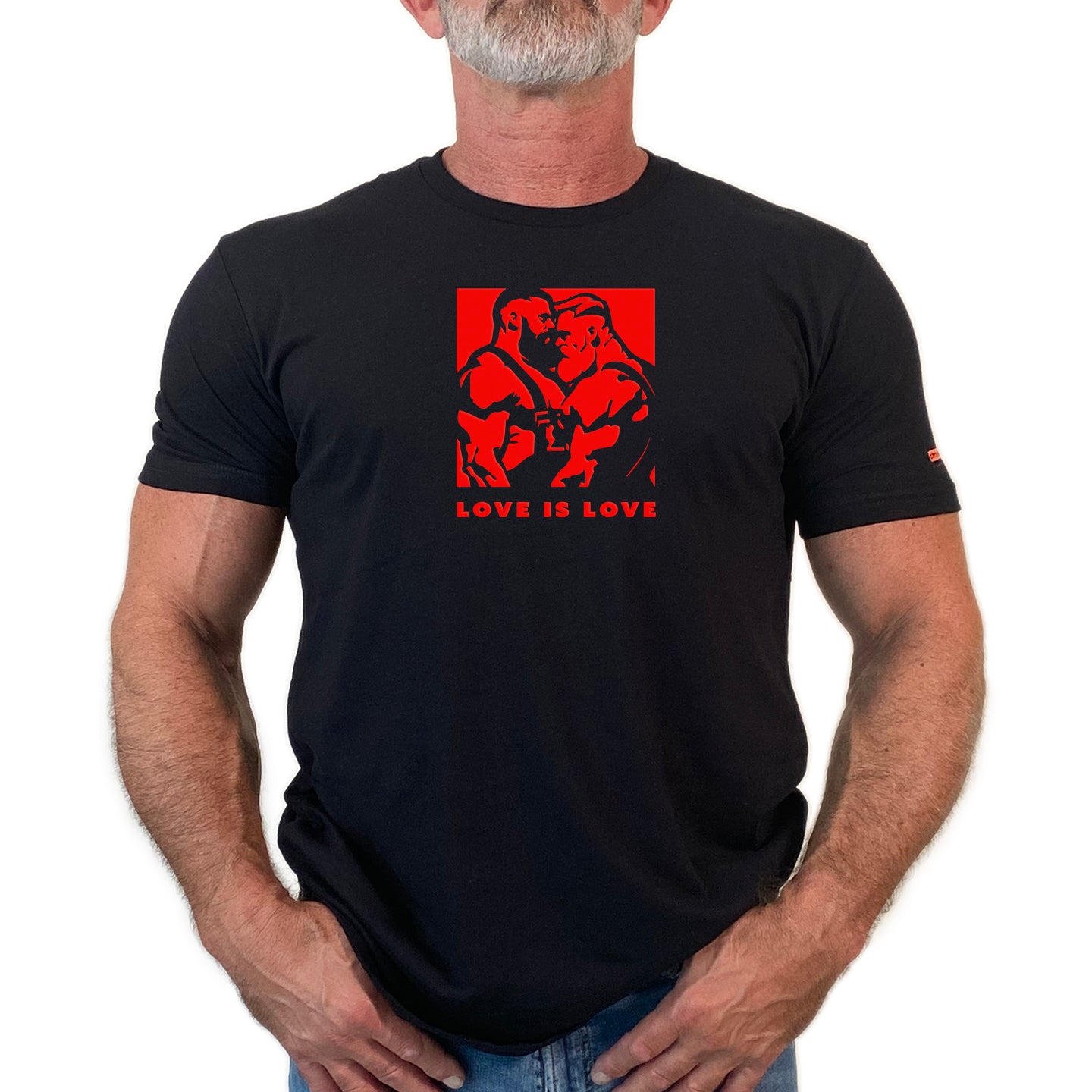 Love Is Love, hand printed T-shirt and Tank Top.