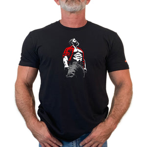 Lumberjack, hand printed T-shirt and Tank Top.