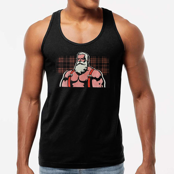 Santa 2025, hand printed T-shirt and Tank Top.