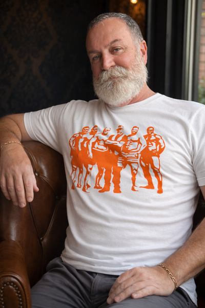 Rough & Ready, hand printed T-shirt and Tank Top