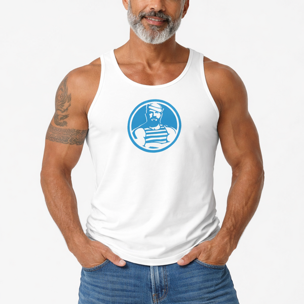 Sailor, hand printed T-shirt and Tank Top (colors)
