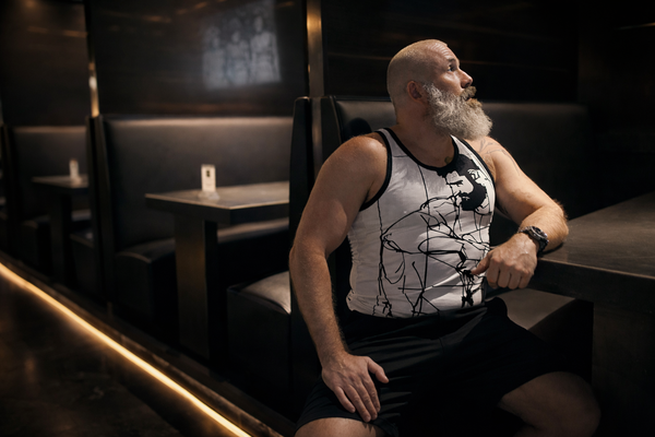 Man Study, All Over Printed Tank Top