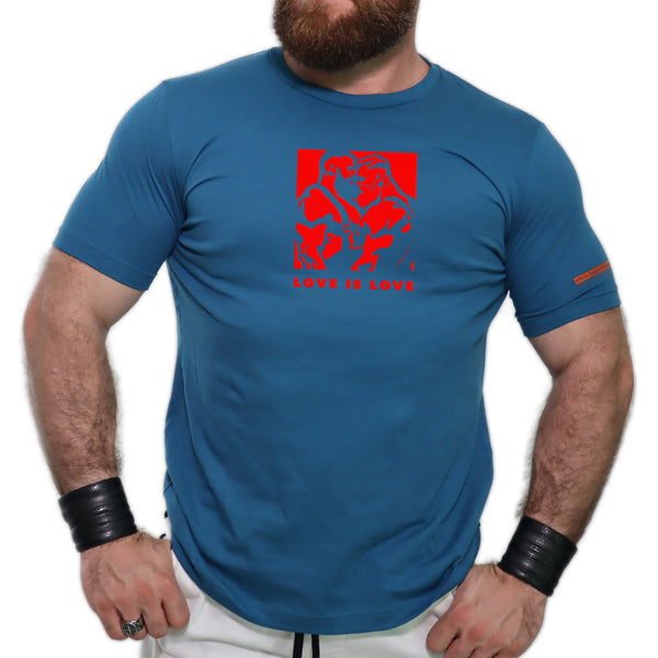 Love Is Love, hand printed T-shirt and Tank Top.