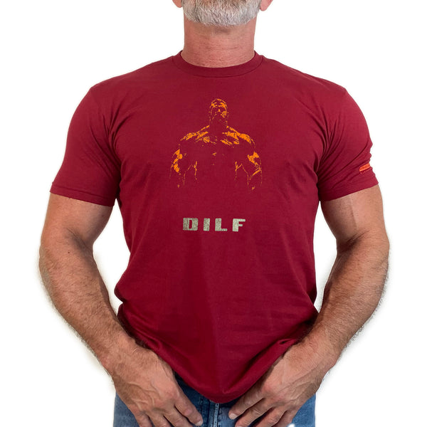 Dilf hand printed T-shirt (colors)