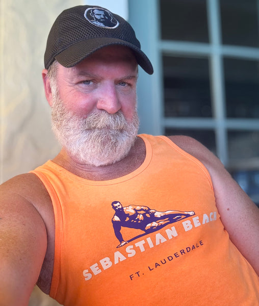 Sebastian Beach, hand printed T-shirt & Tank Top (Colors)