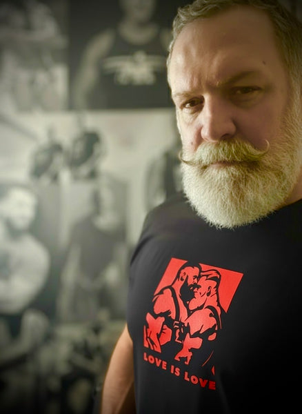 Love Is Love, hand printed T-shirt and Tank Top.
